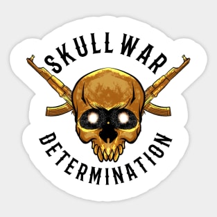 SKULL WAR Sticker